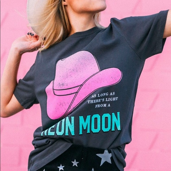 🆕 Neon Moon Graphic Tee - Picture 5 of 8